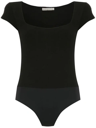 Shop Martha Medeiros Mandacaru Bodysuit In Black