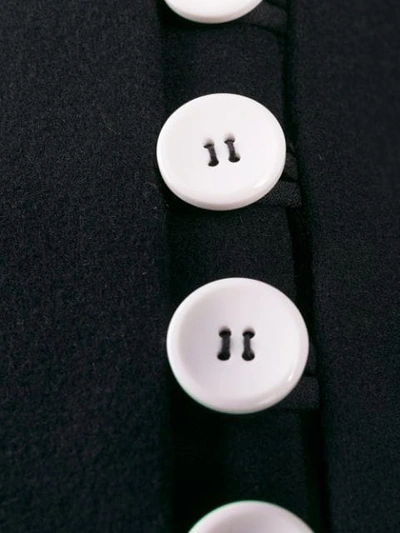 Shop Materiel Matériel Button Panelled Coat - Black