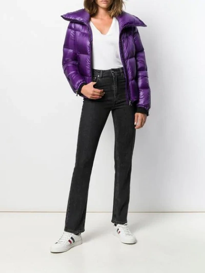 Shop Moncler Bandama Puffer Jacket - Lila In Purple