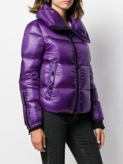 Shop Moncler Bandama Puffer Jacket - Lila In Purple