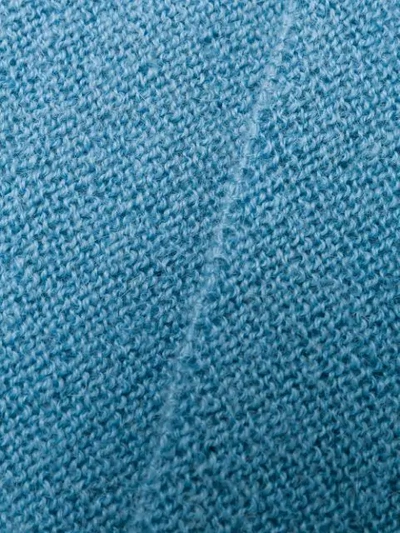 Shop Christian Wijnants Fine Knit Sweater In Light Blue