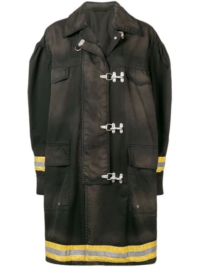 Calvin Klein 205w39nyc Fireman Coat In Black | ModeSens