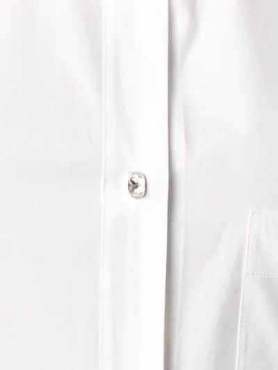 Shop Alexandre Vauthier Chest Pocket Shirt In White