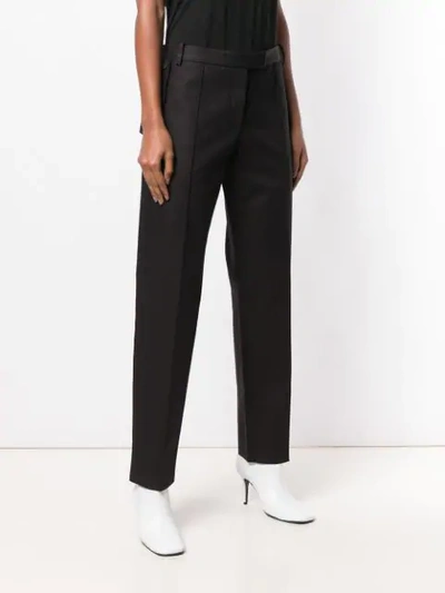 Pre-owned Ferragamo 2000's Tailored Trousers In Black