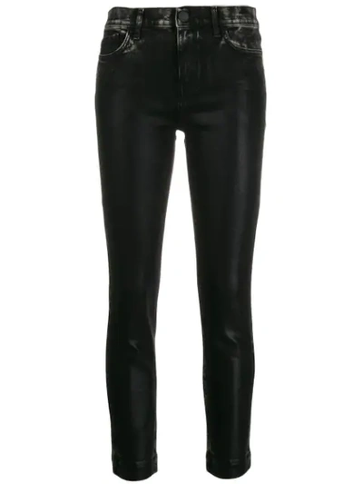 Shop Pinko Vintage Effect Jeans In Black