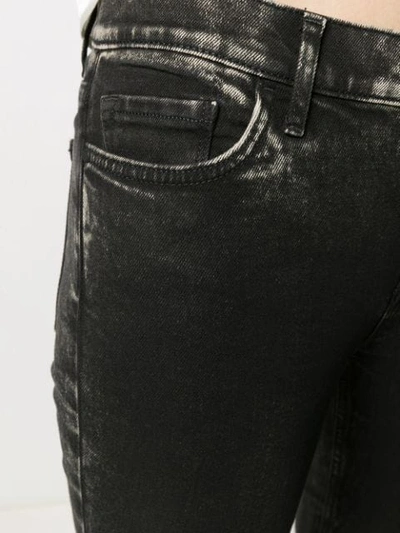 Shop Pinko Vintage Effect Jeans In Black