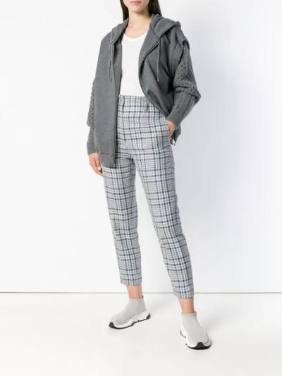 Shop Stella Mccartney Oversized-cardigan Mit Reissverschluss - Grau In Grey