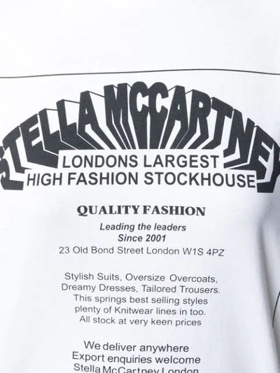 Shop Stella Mccartney Stella Print T-shirt In White