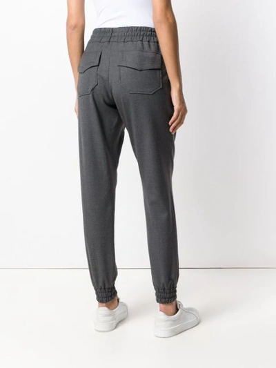 Shop Odeeh Elasticated Track Pants - Grey