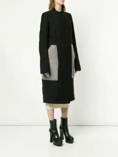 RICK OWENS 贴花夹克 - 棕色