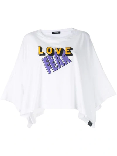 Shop Undercover Cropped T-shirt - White