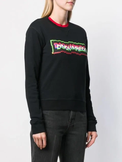 Dsquared2 Logo Sweatshirt In Black