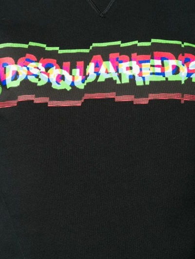 Dsquared2 Logo Sweatshirt In Black