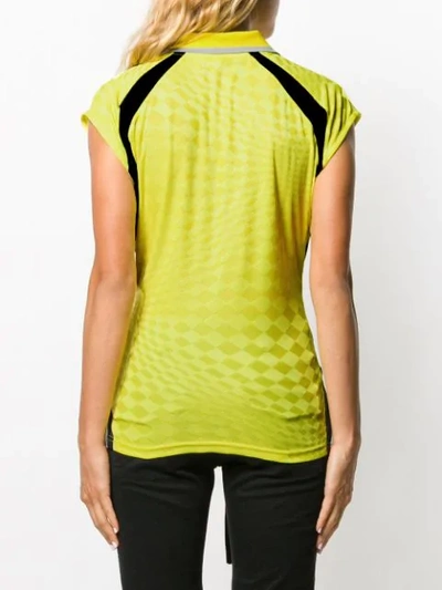 Shop Alexander Wang T Tie Waist Sports T-shirt In Yellow