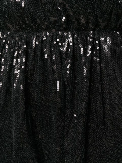 Shop Amen Sequin Embellished Dress In Black