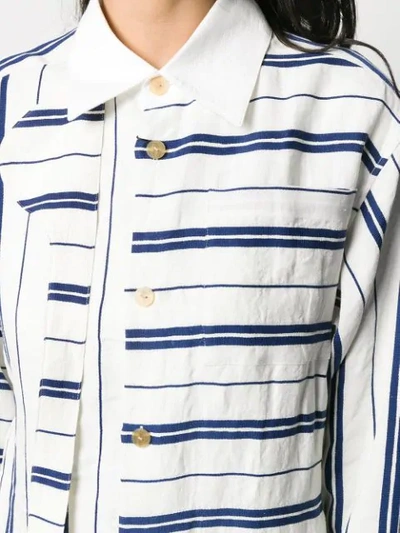 Shop Loewe Striped Shirt - White