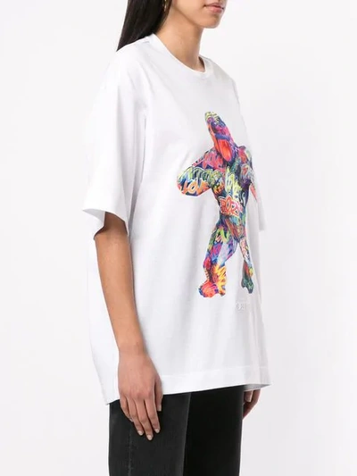 Shop Juunj Gorilla Print T-shirt In White