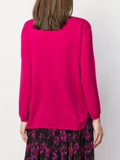 Shop Aspesi Classic Pullover - Pink
