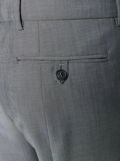 Shop Prada Elasticated Cuff Trousers - Grey