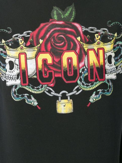 Icon skull print T-shirt