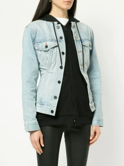 Shop Alexander Wang T Jean Jacket In Blue