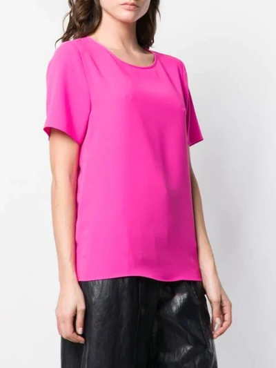 Shop P.a.r.o.s.h Magenta Pink T-shirt