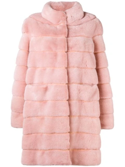Shop Liska Pocketed Longsleeved Jacket In Pink