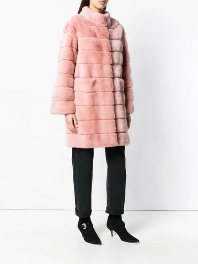 Shop Liska Pocketed Longsleeved Jacket In Pink