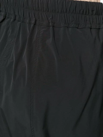 Shop Rick Owens Oversized Track Shorts In Black