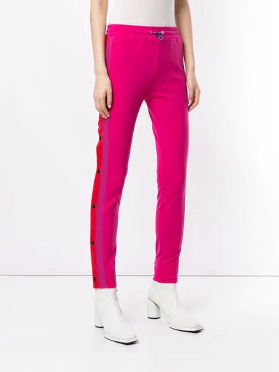 Ben Taverniti Unravel Project Skinny Sweatpants In Pink
