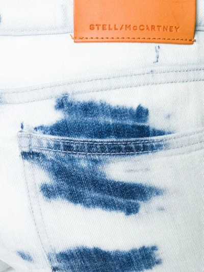 Shop Stella Mccartney Skinny-jeans In Batikoptik In Blue