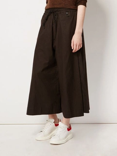 Shop Toogood 'the Boxer' Cropped Trousers In Long Tar