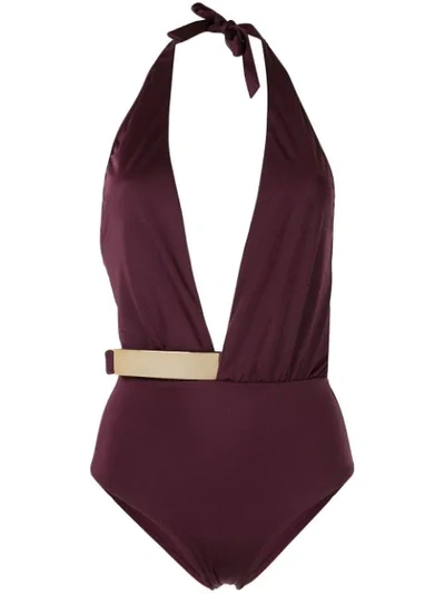 Shop Moeva Bridget Swimsuit In Purple