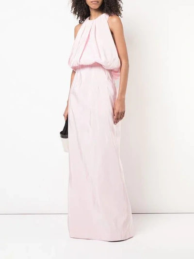 Shop Calvin Klein 205w39nyc Sleeveless Long Dress In Pink