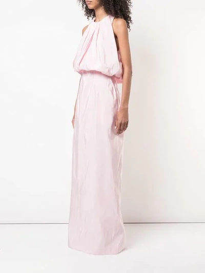 Shop Calvin Klein 205w39nyc Sleeveless Long Dress In Pink