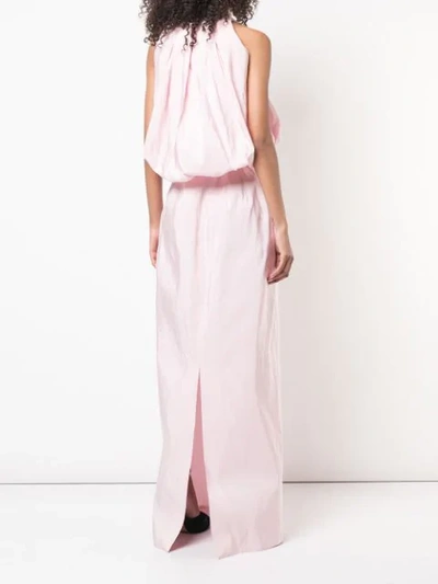 Shop Calvin Klein 205w39nyc Sleeveless Long Dress In Pink