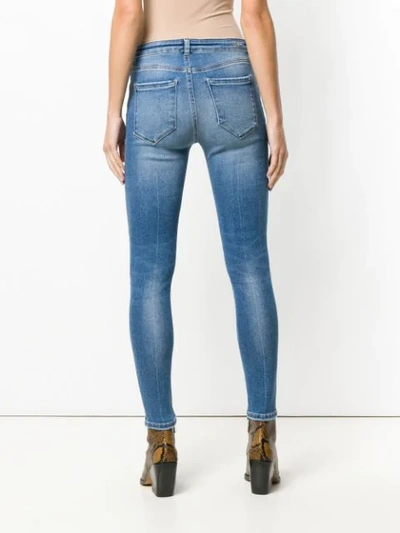 Shop Acynetic Skinny Jeans In Blue