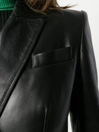 Shop Alexander Mcqueen Button Front Jacket In Black