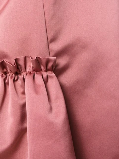 Shop Rochas Flared Dress In Pink