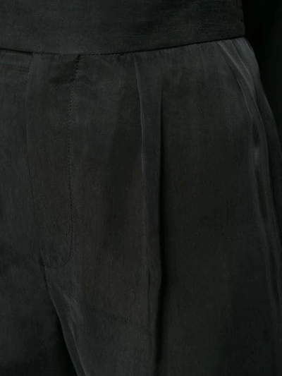 Shop Neil Barrett Long Shorts - Black