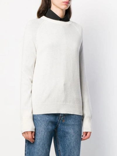 Shop Equipment Sloane Crew Neck Sweater In White