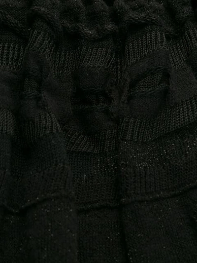 Shop Laneus Full Mini Skirt - Black