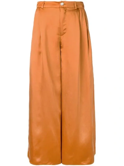 Shop Aeron Áeron Wide Leg Culottes - Orange