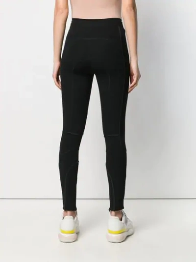 Shop Fendi Skinny Fit Trousers In Black