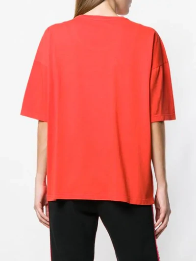 Shop Pinko Crystal Logo T In Red