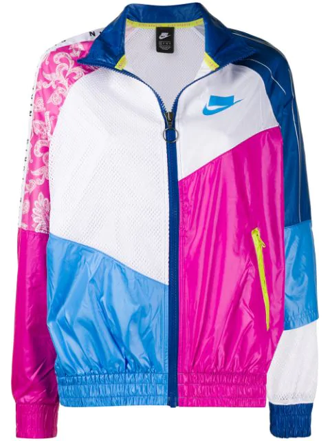 nike blue and pink jacket