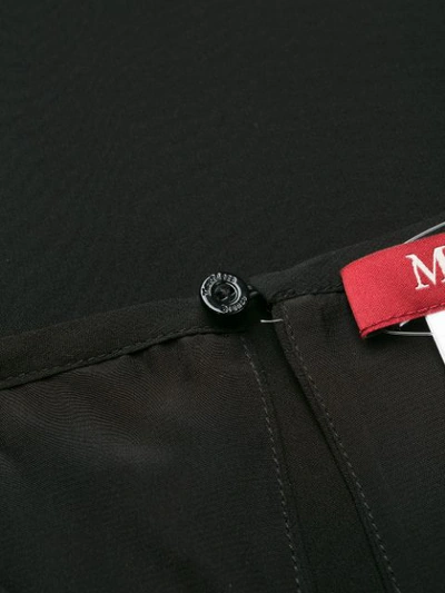 Shop Max Mara Studio Scarf Detail Blouse - Black
