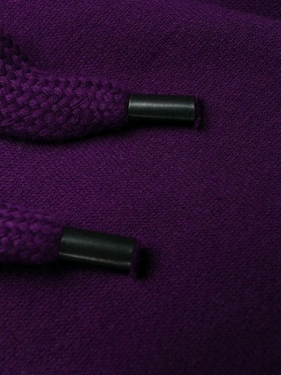 Shop Isabel Marant Étoile Logo Patch Hoodie - Purple