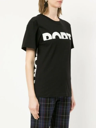 Shop Ports 1961 Logo Print T-shirt In Black