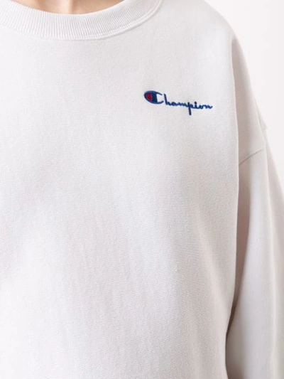 Shop Champion Cropped-sweatshirt - Weiss In White